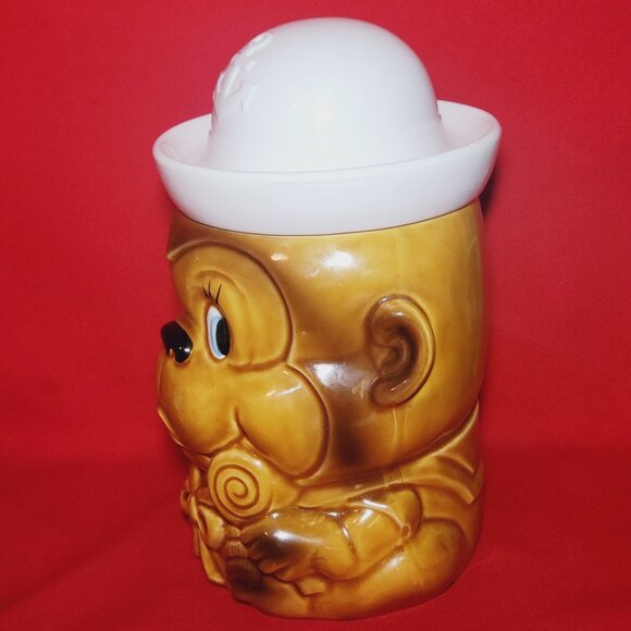 Vintage Sailor Monkey Ceramic Cookie Jar Japan Kitchen Decor Collectible - Picture 11 of 14